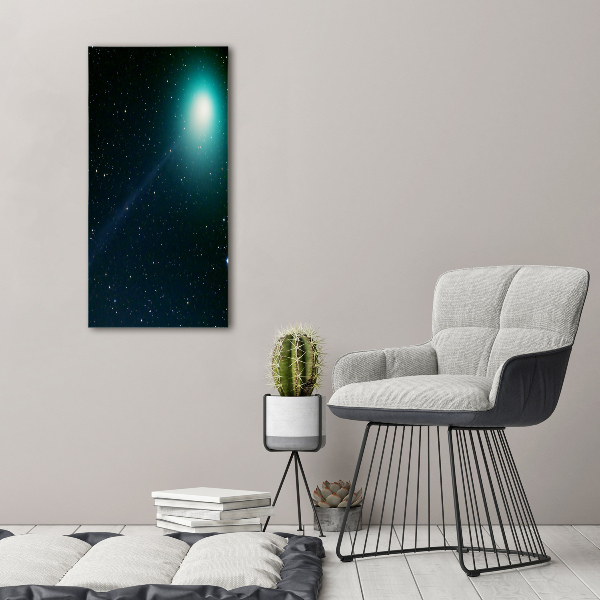 Foto auf glas vertikales Galaxis
