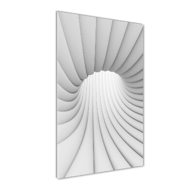 Bild aus glas vertikales Abstrakter Tunnel