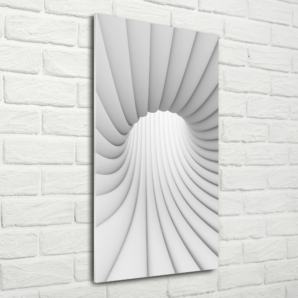 Bild aus glas vertikales Abstrakter Tunnel