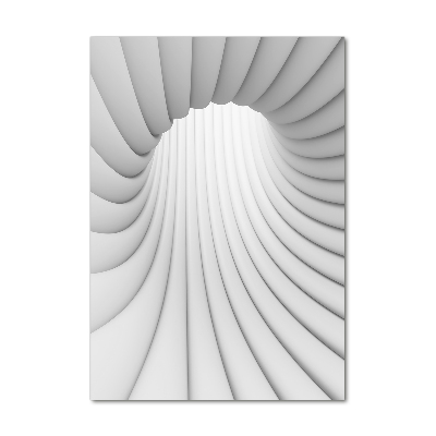 Bild aus glas vertikales Abstrakter Tunnel