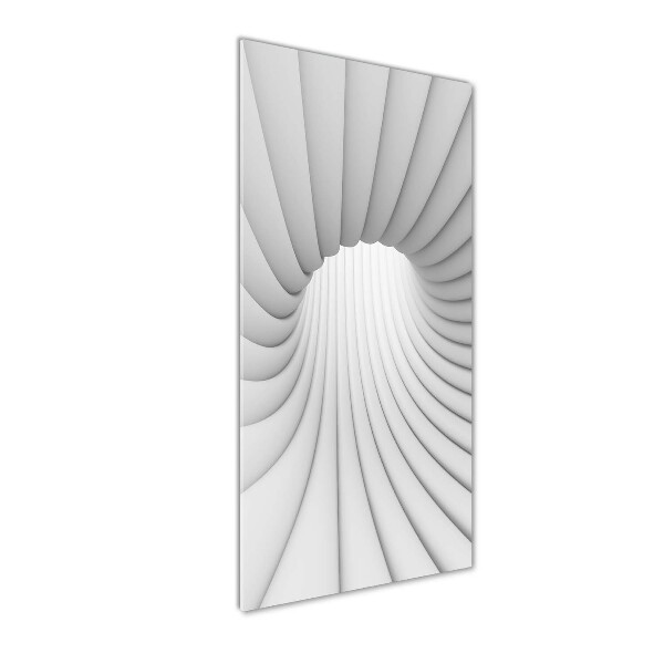 Bild aus glas vertikales Abstrakter Tunnel