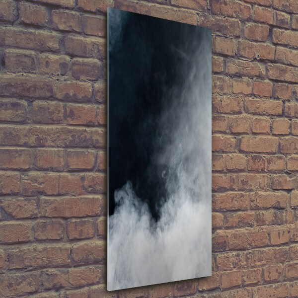 Foto auf glas vertikales Weißer Rauch