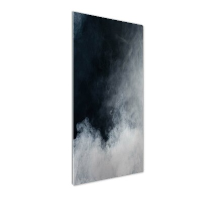 Foto auf glas vertikales Weißer Rauch