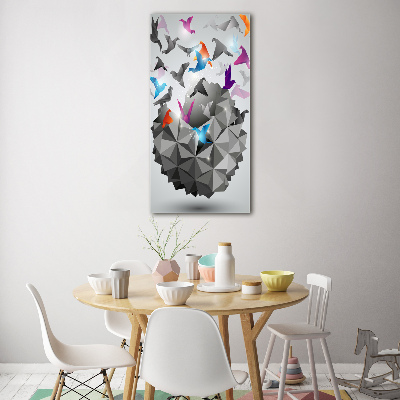 Foto auf glas vertikales Papierfreiheit