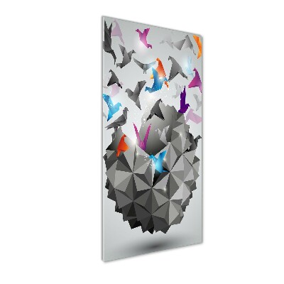 Foto auf glas vertikales Papierfreiheit