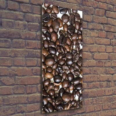 Foto auf glas vertikales Kaffeebohnen