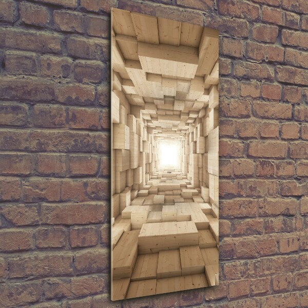 Bild aus glas vertikales Bunte Stoffe