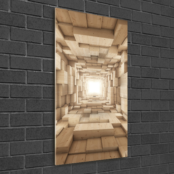 Bild aus glas vertikales Bunte Stoffe