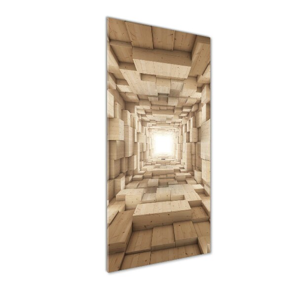 Bild aus glas vertikales Bunte Stoffe