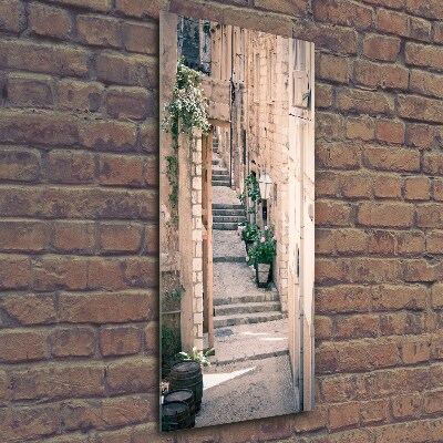 Glasbild vertikales Dubrovnik, Kroatien