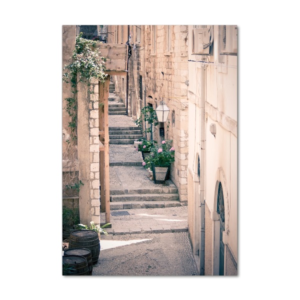 Glasbild vertikales Dubrovnik, Kroatien