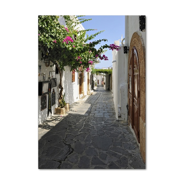 Bild aus glas vertikales Ein bezaubernder Weg