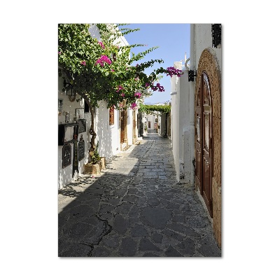 Bild aus glas vertikales Ein bezaubernder Weg