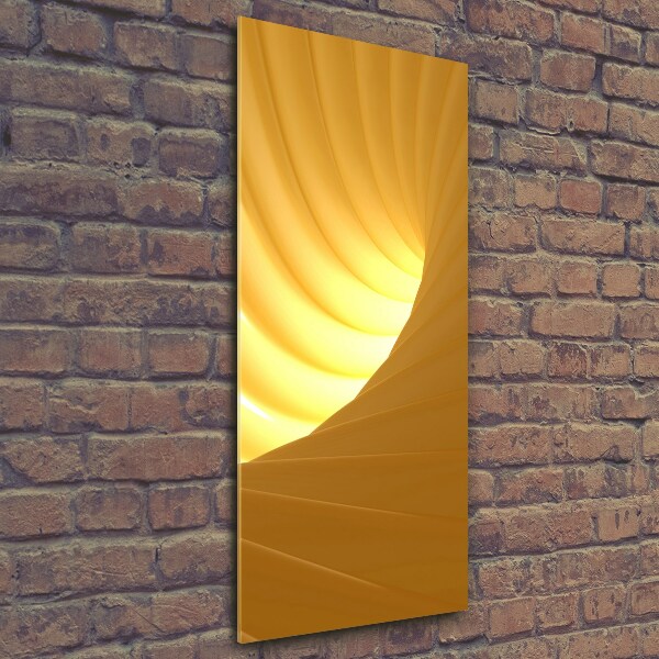 Foto auf glas vertikales Abstrakter Wirbel