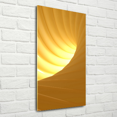 Foto auf glas vertikales Abstrakter Wirbel