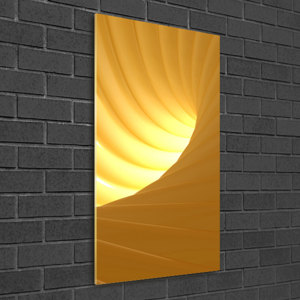 Foto auf glas vertikales Abstrakter Wirbel