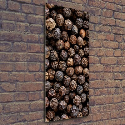 Foto auf glas vertikales Pfefferkörner