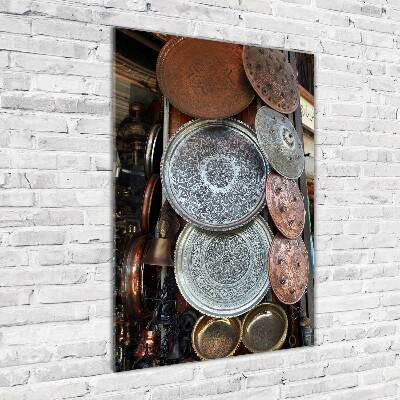 Bild aus glas vertikales Basar in Damaskus