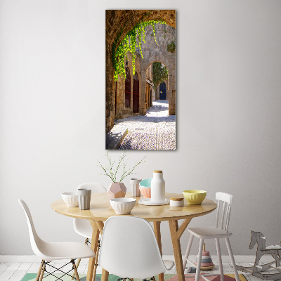 Bild aus glas vertikales Charmante Straßen