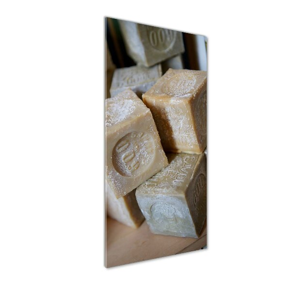 Foto auf glas vertikales Seife