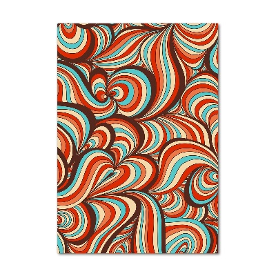 Bild aus glas vertikales Wirbelmuster