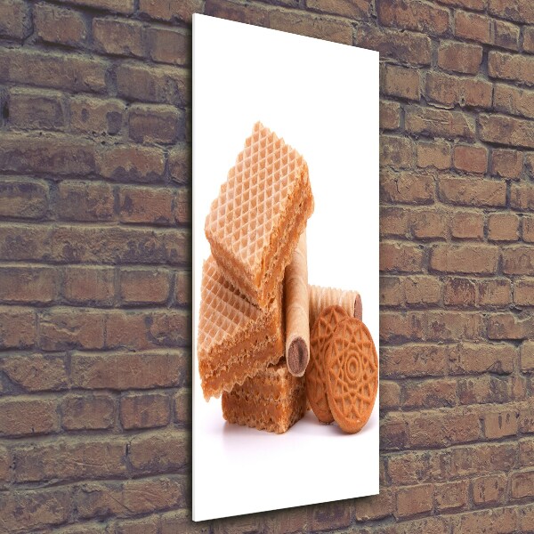 Glasbild vertikales Cookies