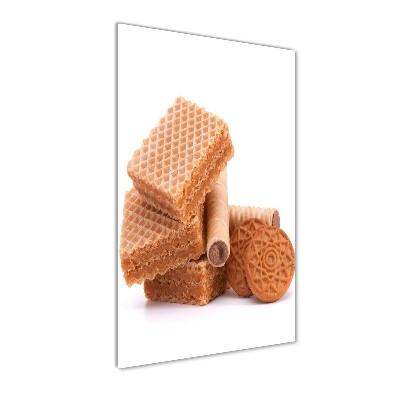 Glasbild vertikales Cookies