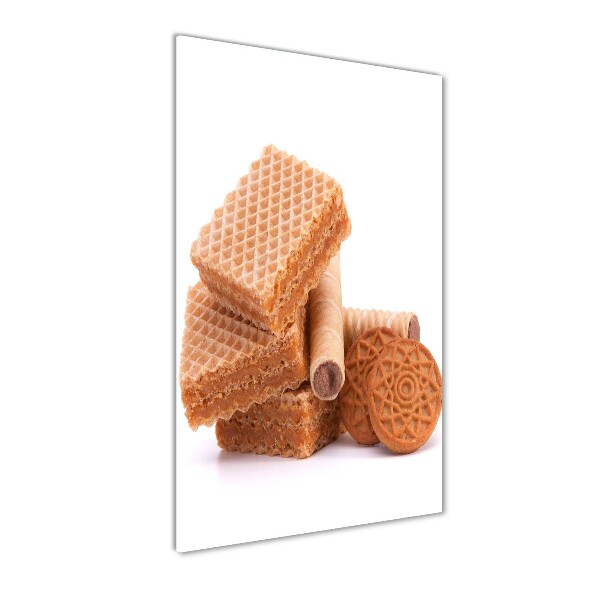 Glasbild vertikales Cookies