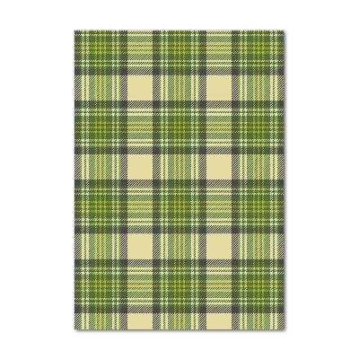 Foto auf glas vertikales Grün kariert