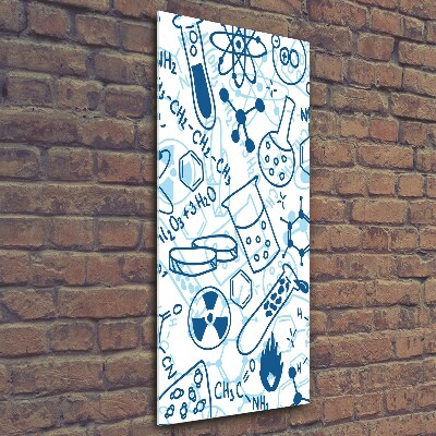 Foto auf glas vertikales Hintergrund in Chemie