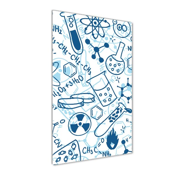 Foto auf glas vertikales Hintergrund in Chemie