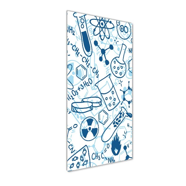 Foto auf glas vertikales Hintergrund in Chemie