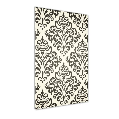 Glasbild vertikales Ornamenthintergrund