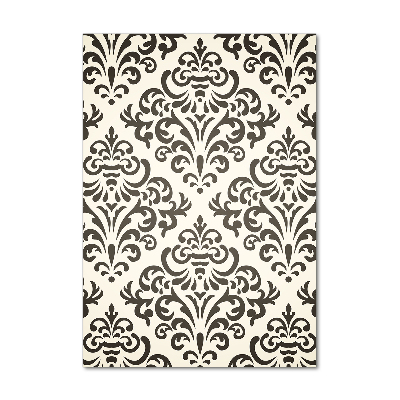 Glasbild vertikales Ornamenthintergrund