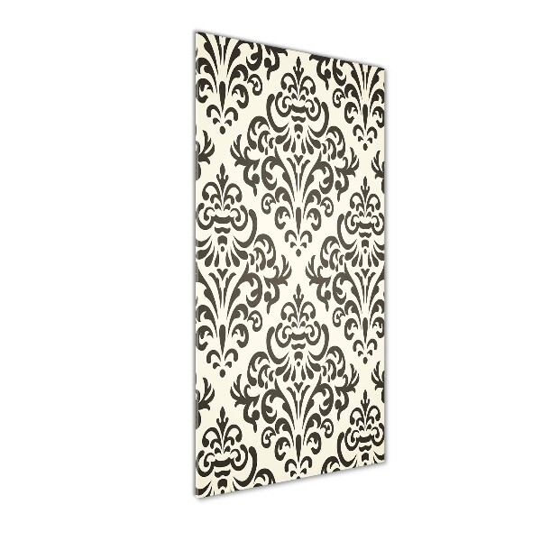 Glasbild vertikales Ornamenthintergrund