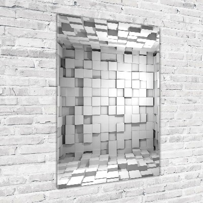 Foto auf glas vertikales Würfel