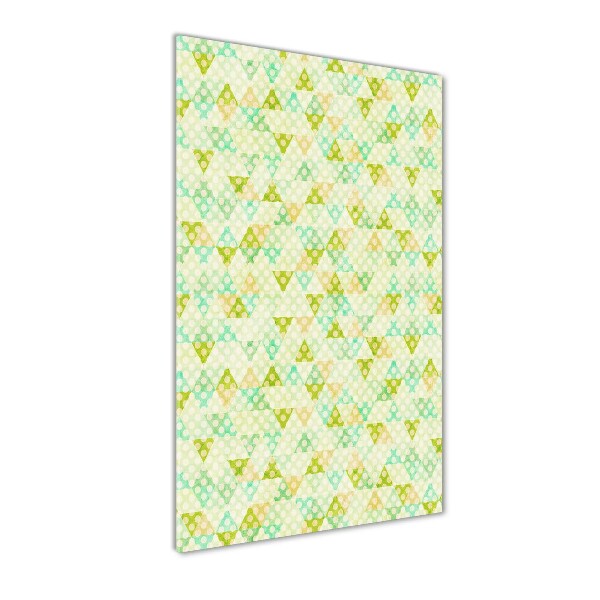 Bild aus glas vertikales Geometrischer Hintergrund