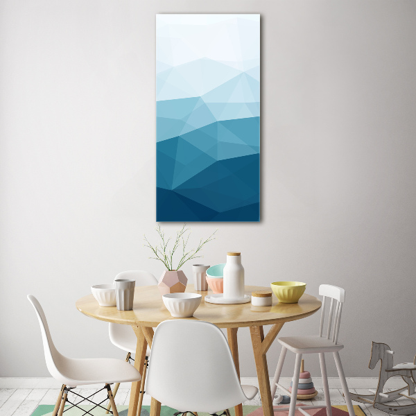 Glasbild vertikales Abstrakter Hintergrund