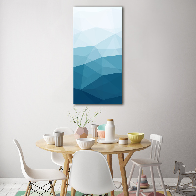 Glasbild vertikales Abstrakter Hintergrund