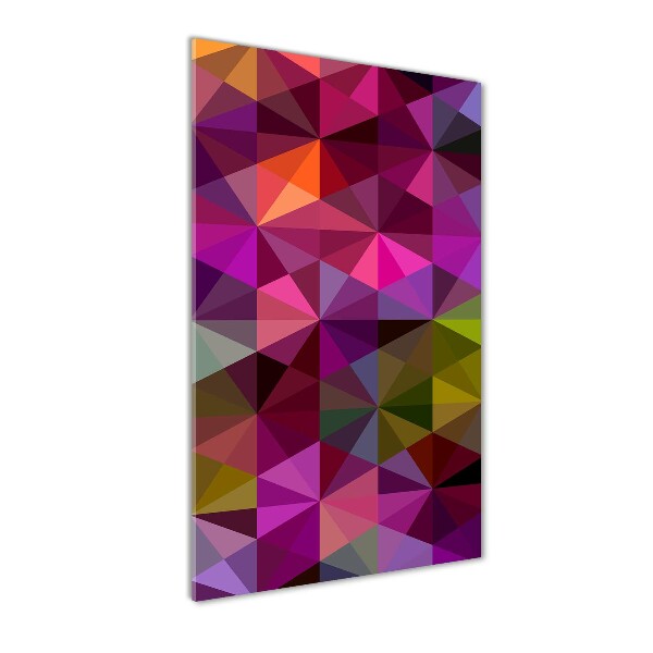 Bild aus glas vertikales Abstrakte Wellen