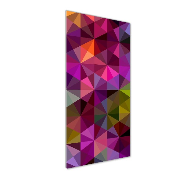 Bild aus glas vertikales Abstrakte Wellen