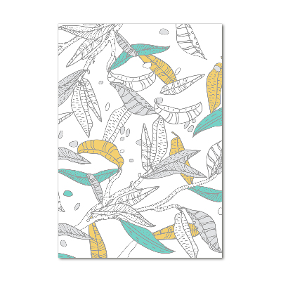 Foto auf glas vertikales Bunte Blätter