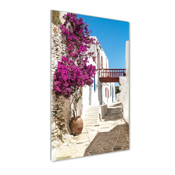 Foto auf glas vertikales Griechische Straßen