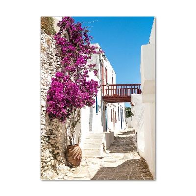Foto auf glas vertikales Griechische Straßen