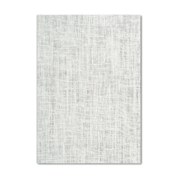 Bild aus glas vertikales Weißes Leinen