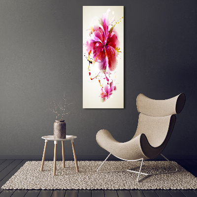 Bild aus glas vertikales Abstrakte Frau