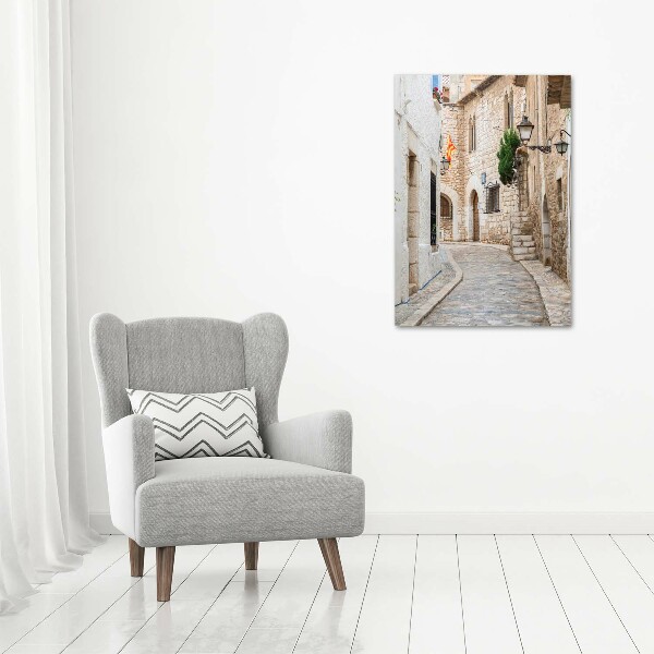 Bild aus glas vertikales Straßen in Spanien