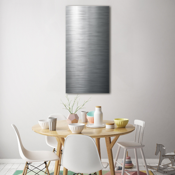 Bild aus glas vertikales Metallischer Hintergrund