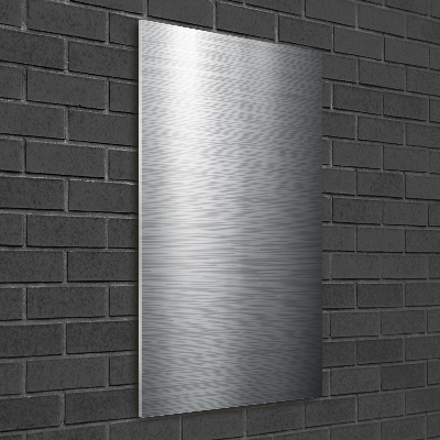 Bild aus glas vertikales Metallischer Hintergrund