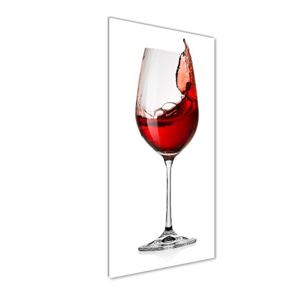 Foto auf glas vertikales Rotwein